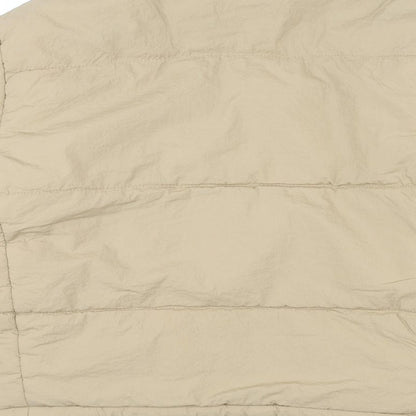 Stradivarius Womens Beige Puffer Jacket Coat Size S Zip