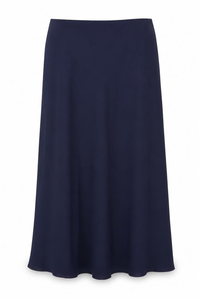 Ann Harvey Womens Blue Polyester Maxi Skirt Size 41 in
