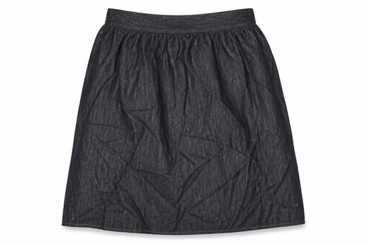 Marks & Spencer Womens Blue Cotton Peasant Skirt Size 20 Zip
