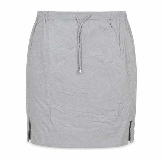 Samoon Womens Grey Modal Straight & Pencil Skirt Size 18 Drawstring