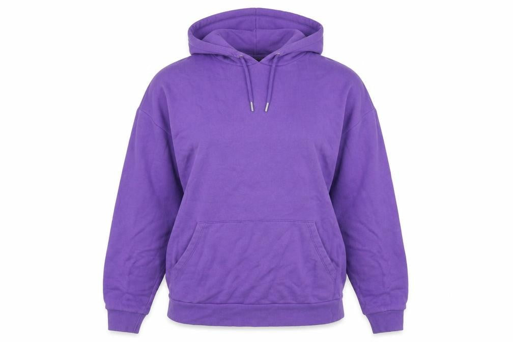 ASOS Womens Purple Cotton Pullover Hoodie Size 2XS Pullover - Pockets