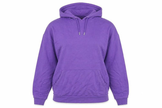 ASOS Womens Purple Cotton Pullover Hoodie Size 2XS Pullover - Pockets