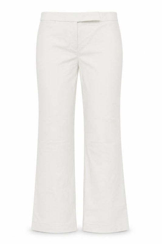 Coast Womens Beige Cotton Trousers Size 10 L30.5 in Regular Zip