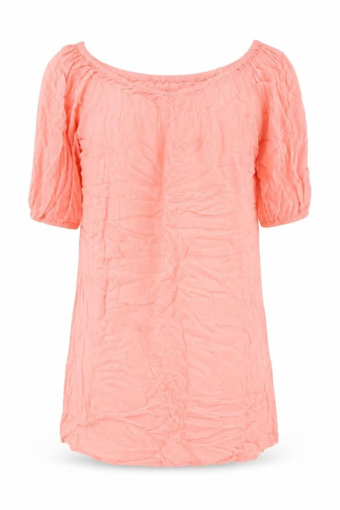Marks & Spencer Womens Orange Viscose A-Line Size 10 Off the Shoulder Pullover