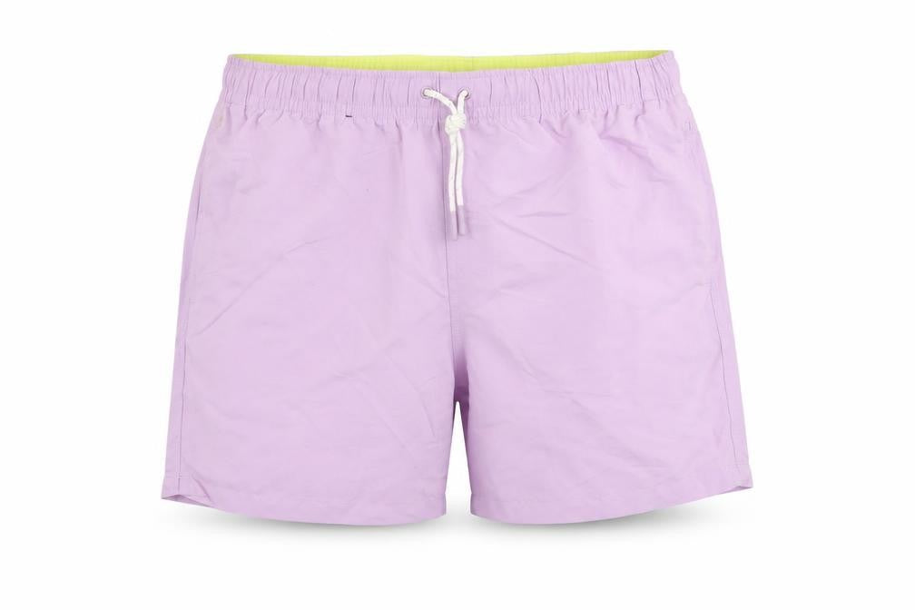 Marks & Spencer Mens Purple Polyester Bermuda Shorts Size 2XL L6 in Regular Drawstring - Swim Shorts