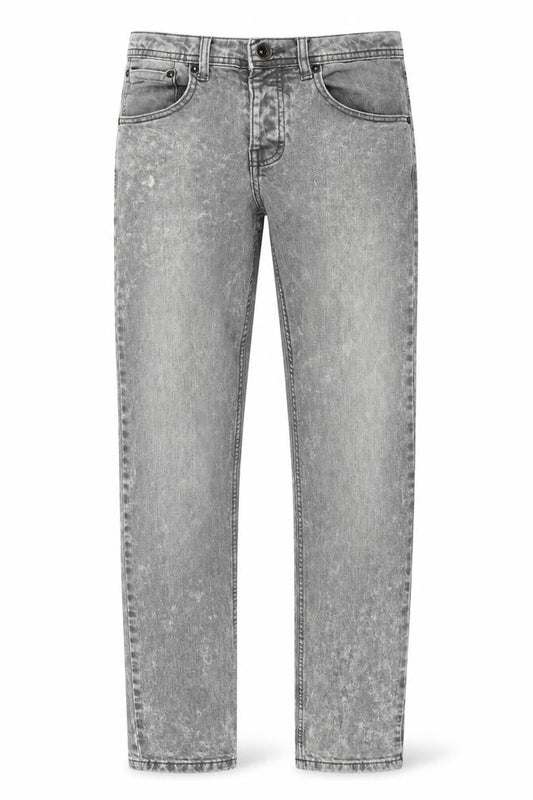 Burton Mens Grey Cotton Skinny Jeans Size 30 in L30 in Regular Zip