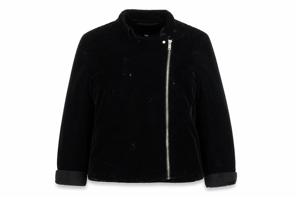 River Island Womens Black Jacket Size 8 Zip