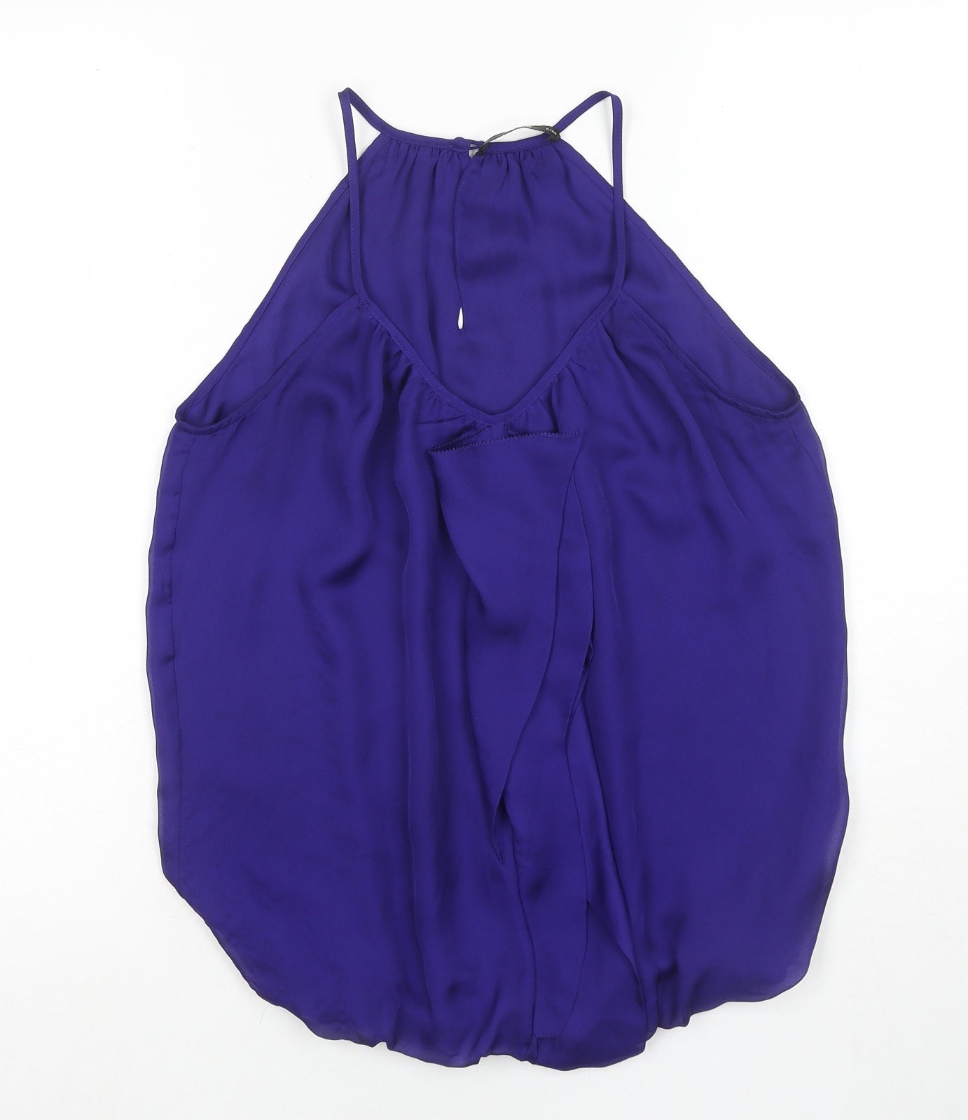 Oasis Womens Purple Polyester Camisole Tank Size 8 Scoop Neck