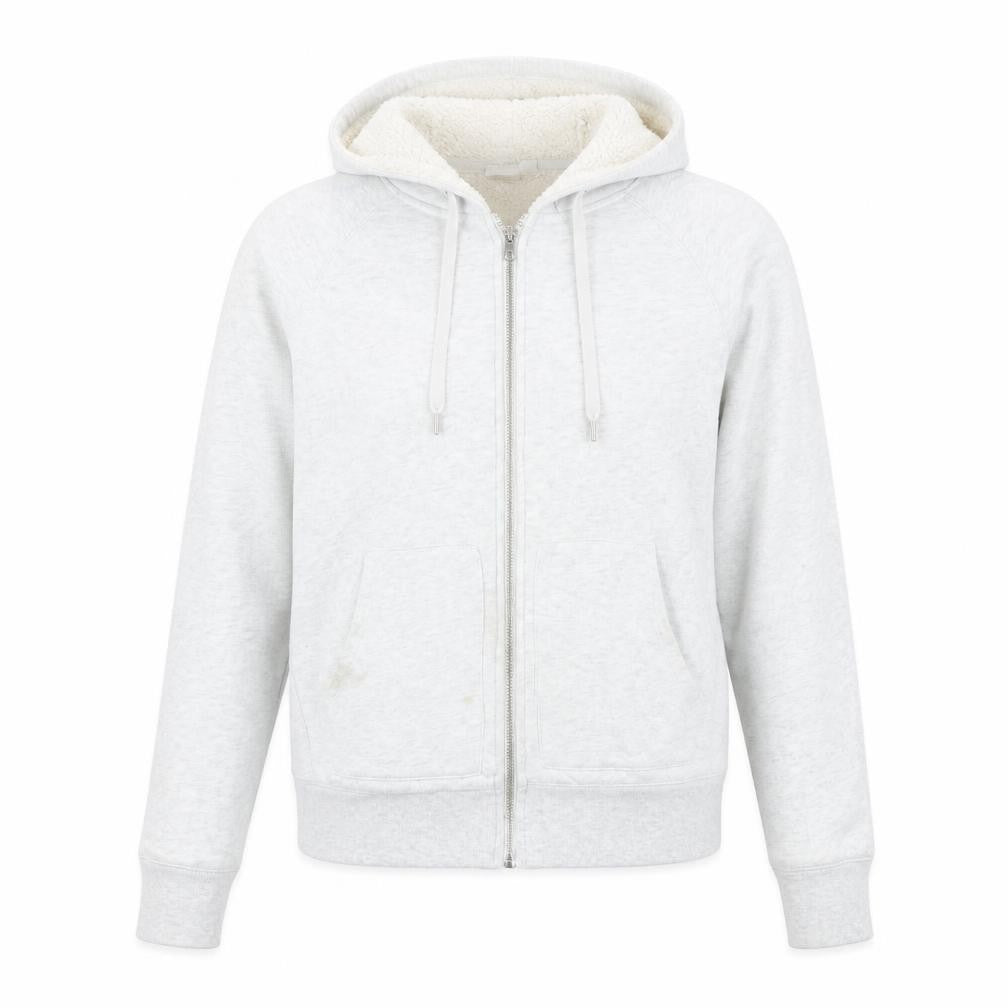 Gap Womens Grey Cotton Full Zip Hoodie Size M Zip