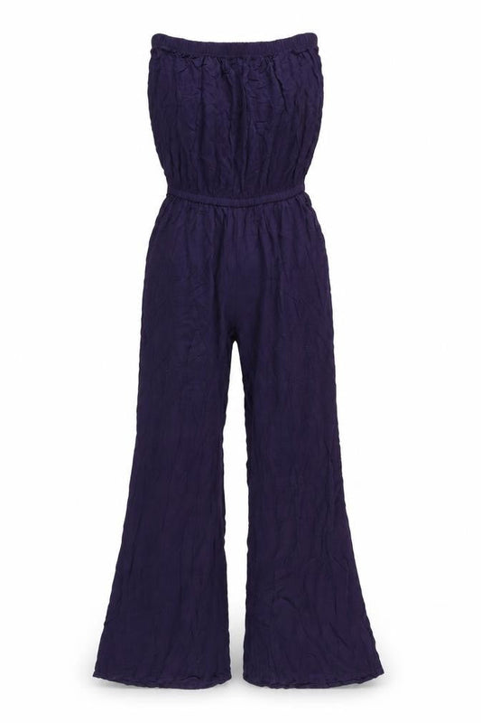 Next Womens Purple Vinyl Jumpsuit One-Piece Size 6 L29 in Pullover