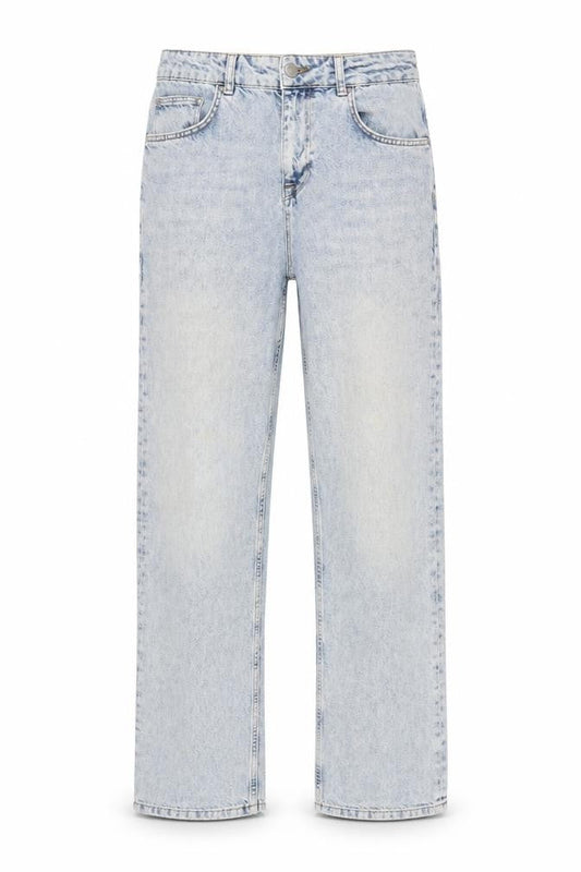 ASOS Womens Blue Cotton Straight Jeans Size 30 in L32 in Regular Zip