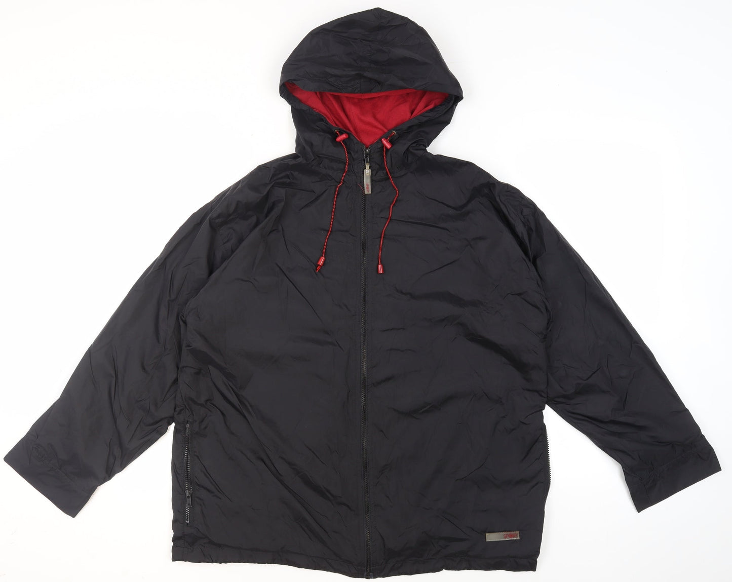 Sport Men's Black Hooded Jacket Size 20