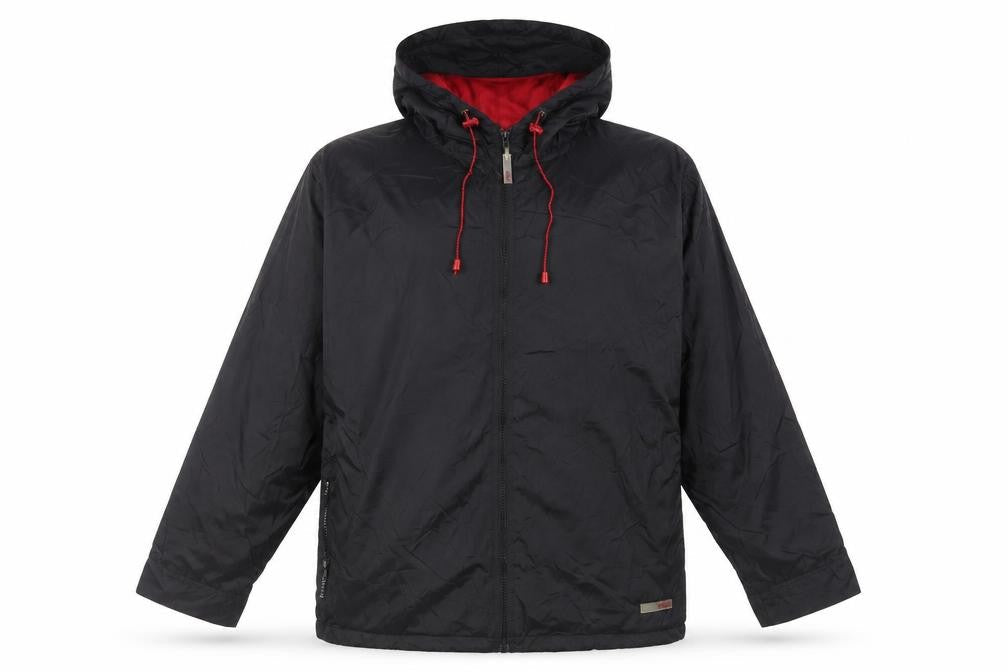 Sport Men's Black Hooded Jacket Size 20
