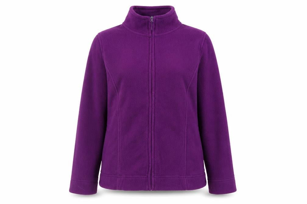 Isle Women's Purple Fleece Jacket Size 10 Casual