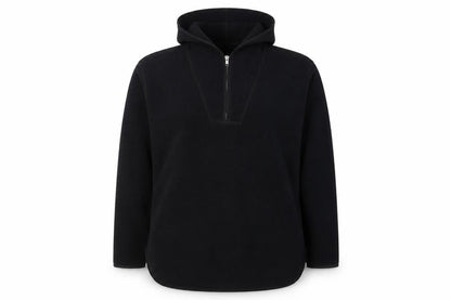 H&M Womens Black Pullover Hoodie, Polyester Size L,