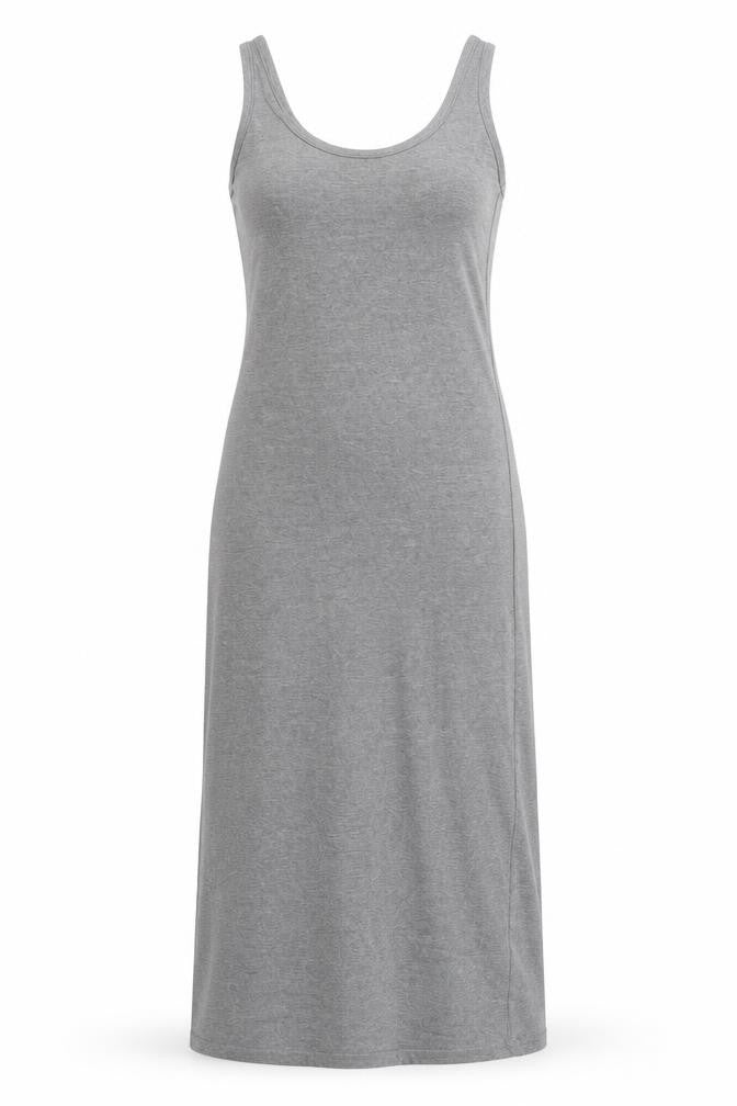 VERO MODA Womens Grey Polyester Tank Dress Size XS Round Neck Pullover