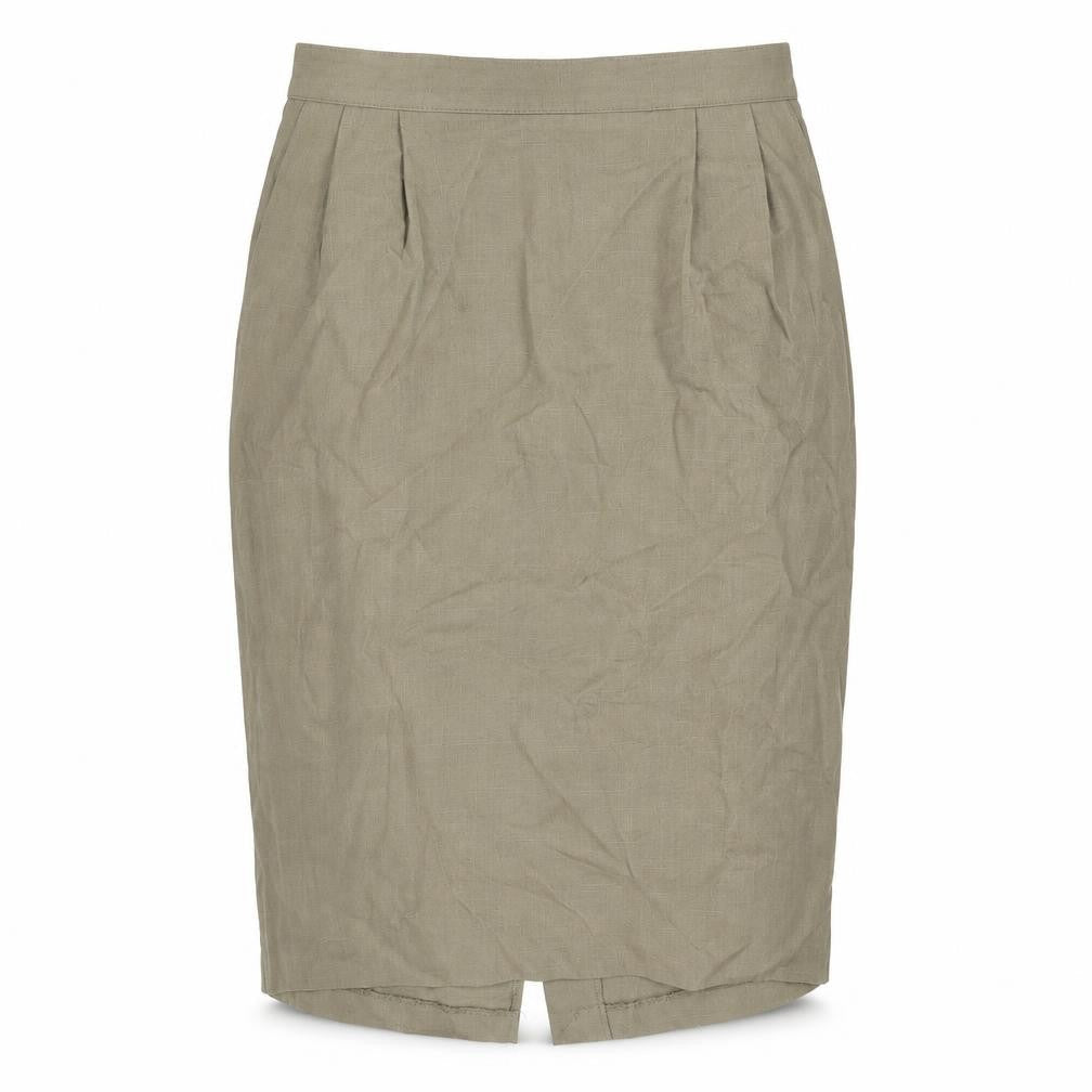 Sag Harbor Womens Green Polyester Straight & Pencil Skirt Size 12 Zip