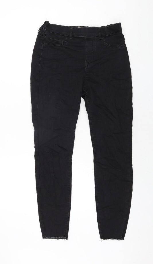 Soyaconcept Womens Black Cotton Jegging Jeans Size 10 L28 in Regular