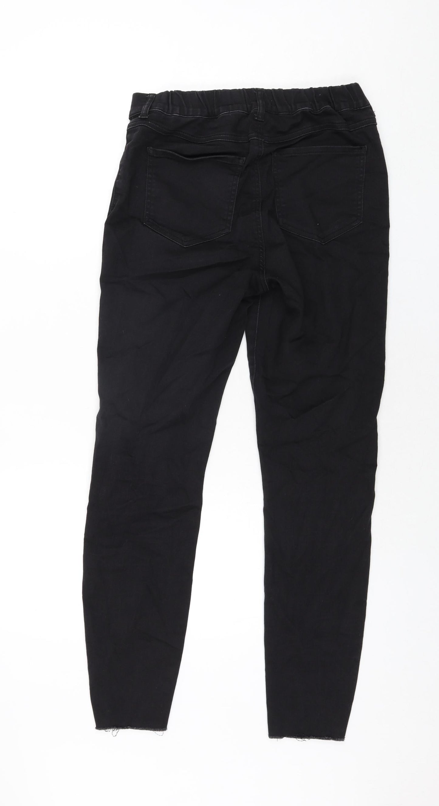 Soyaconcept Womens Black Cotton Jegging Jeans Size 10 L28 in Regular