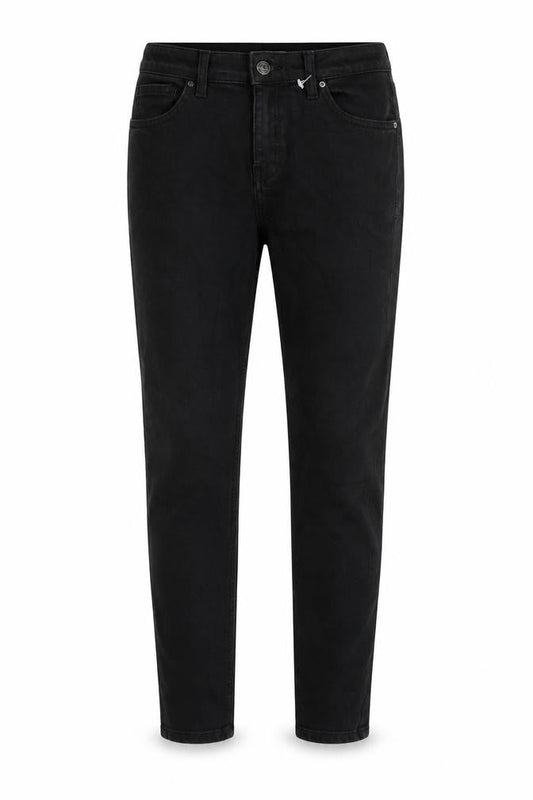Topshop Womens Black Cotton Skinny Jeans Size 30 in L30 in Regular Zip