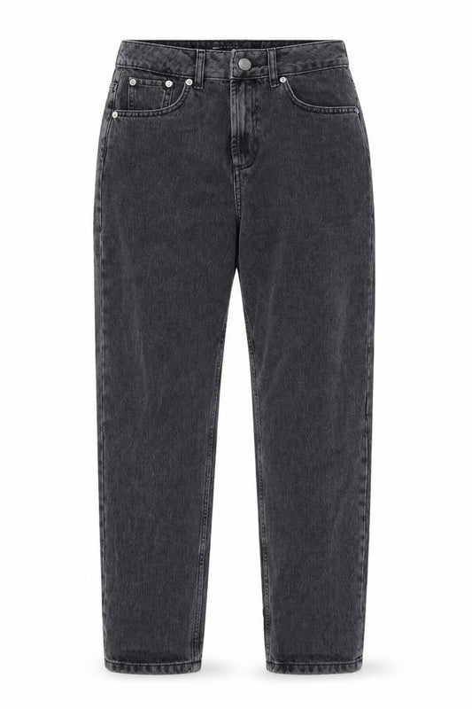ASOS Womens Grey Cotton Tapered Jeans Size 26 in L28 in Regular Zip