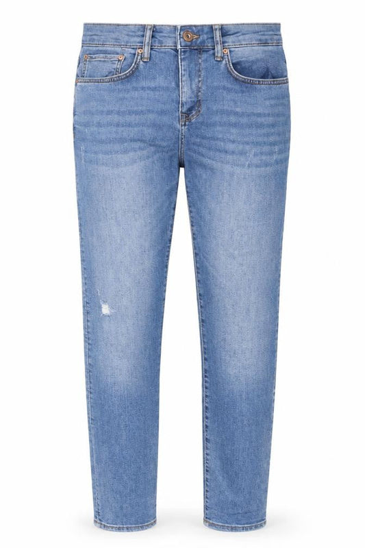 Easy Mens Blue Cotton Skinny Jeans Size 32 in L30 in Regular Zip - Pockets