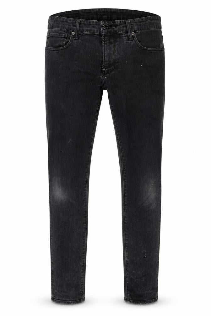 G Raw Mens Grey Cotton Skinny Jeans Size 32 in L32 in Regular Zip - Pockets