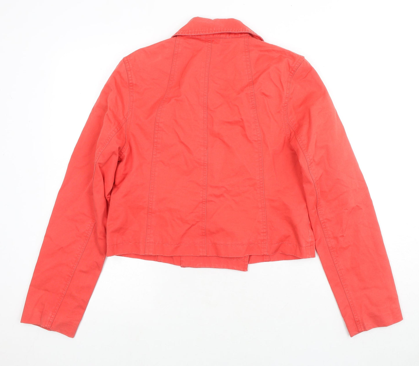 New Look Womens Red Jacket Size 14 Button
