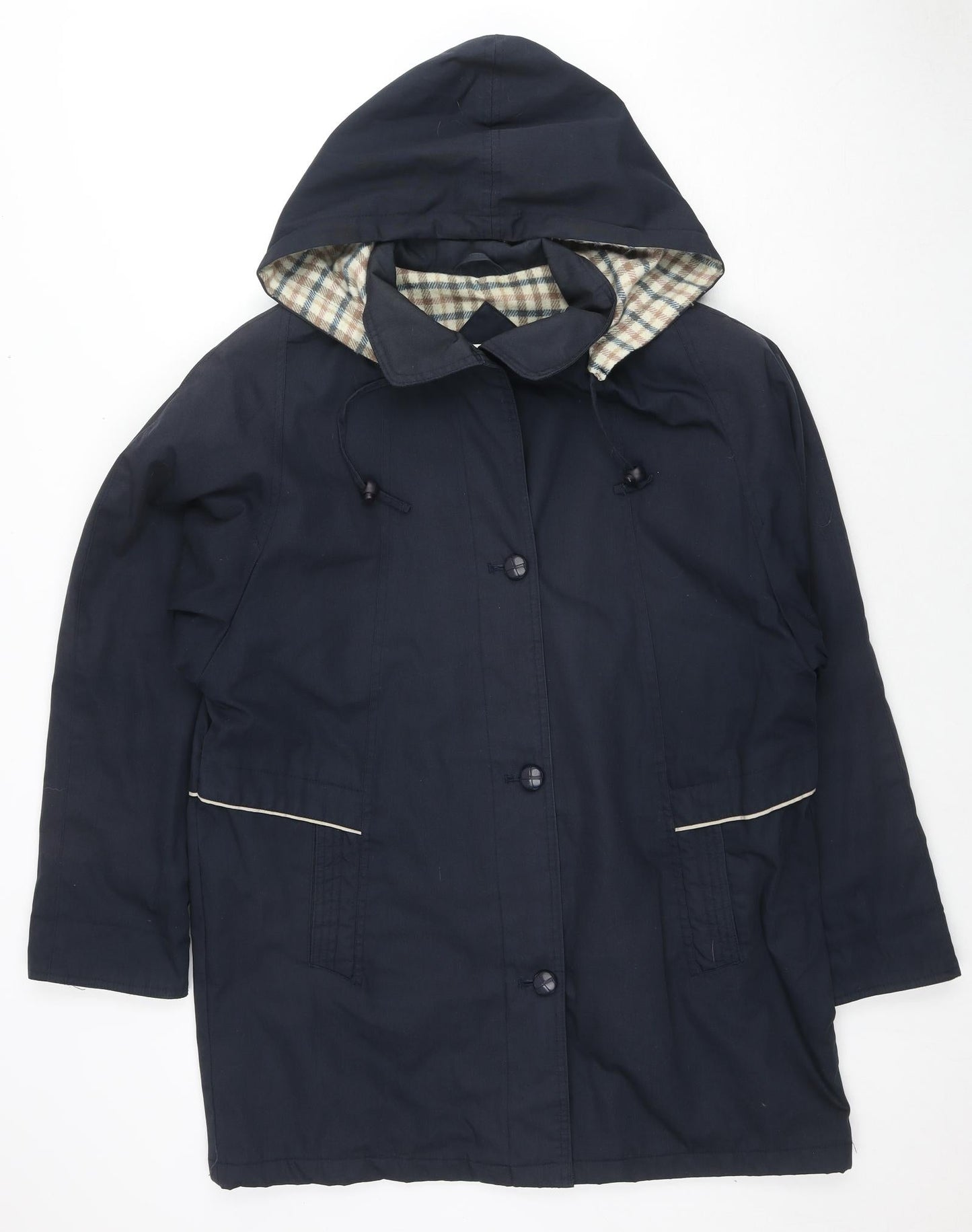 Amari Womens Blue Jacket Size M Button