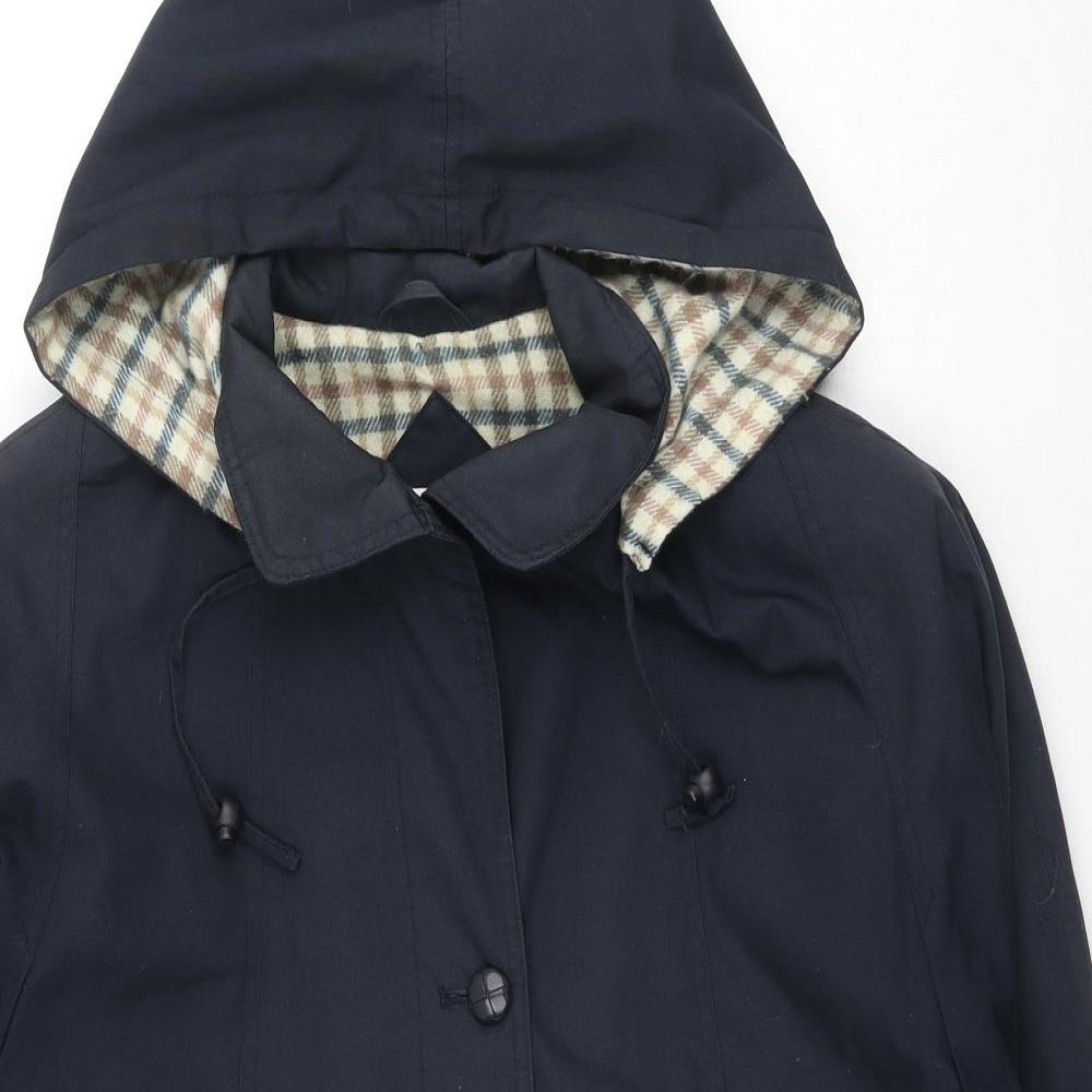 Amari Womens Blue Jacket Size M Button