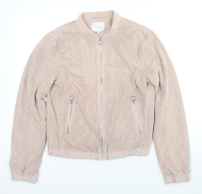 VILA Womens Pink Jacket Size S Zip