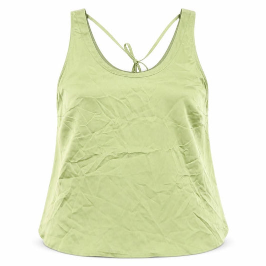Marks and Spencer Womens Green Polyester Camisole Blouse Size 10 Round Neck
