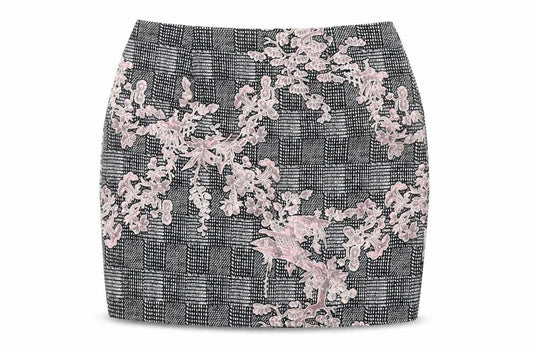 Missguided Womens Multicoloured Polyester A-Line Skirt Size 8 Zip