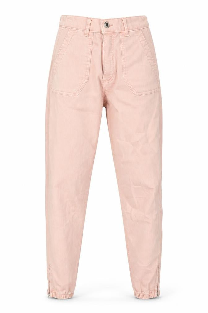 Marks & Spencer Womens Pink Cotton Skinny Jeans Size 6 L27 in Regular Zip