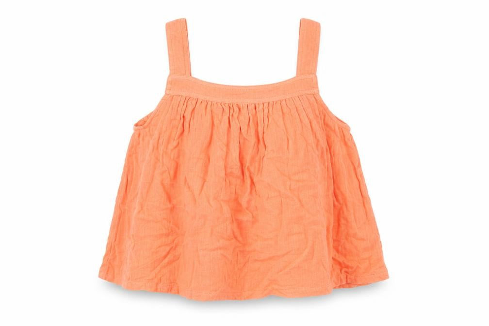 Marks & Spencer Girls Red Cotton Basic T-Shirt Size 12-13 Years Square Neck Pullover