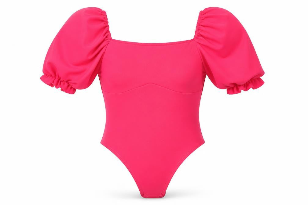 I SAW IT FIRST Womens Pink Polyester Bodysuit One-Piece Size 12 Snap