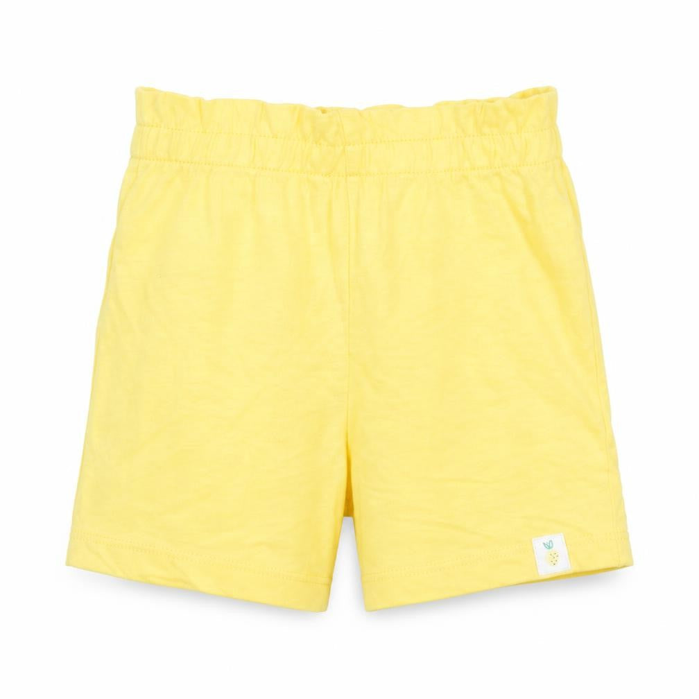 Marks & Spencer Girls Yellow Cotton Shorts Outfit/Set Size 12-18 Months Pullover