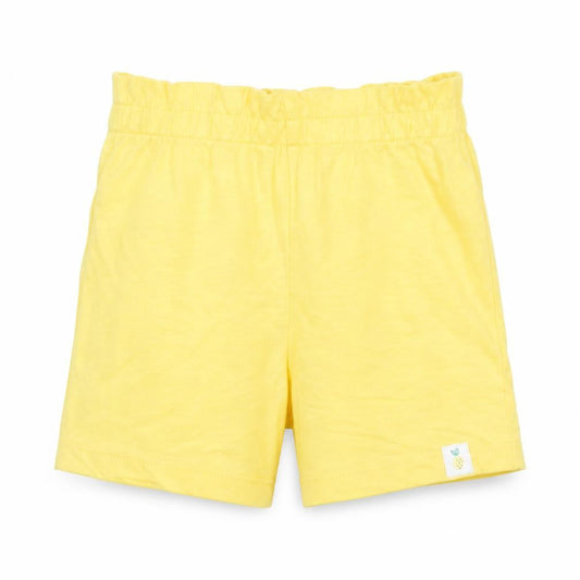 Marks & Spencer Girls Yellow Cotton Shorts Outfit/Set Size 12-18 Months Pullover
