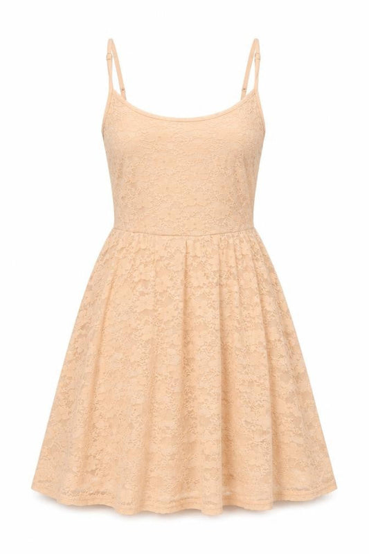 ASOS Womens Pink Floral Nylon Skater Dress Size 6 Scoop Neck Pullover
