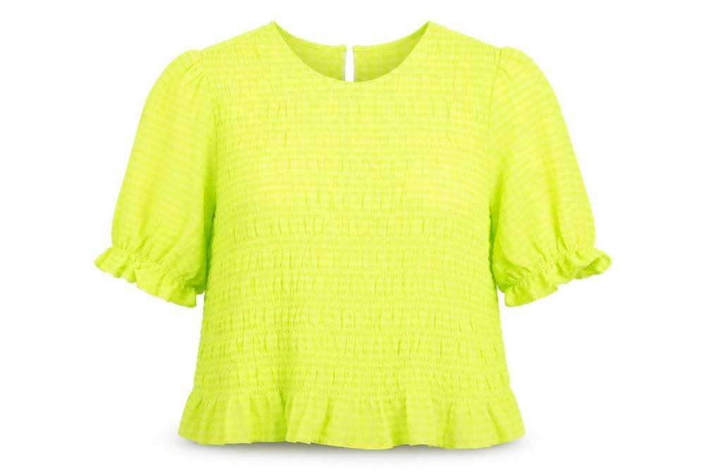 Marks & Spencer Womens Green Polyester Basic Blouse Size 20 Round Neck
