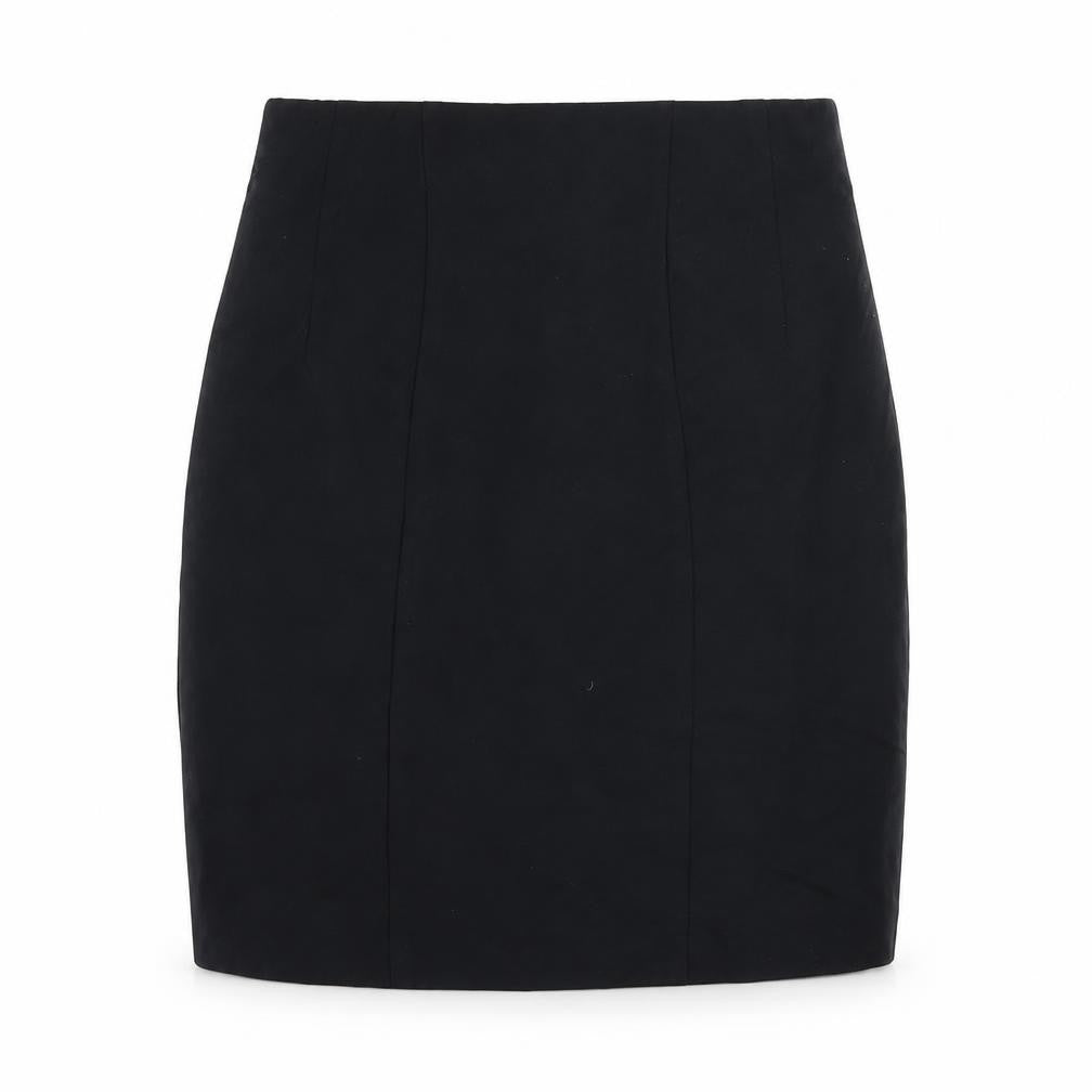 Marks & Spencer Womens Black Viscose A-Line Skirt Size 8