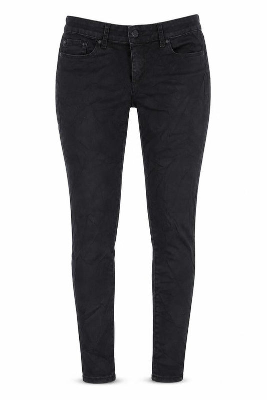 Mango Womens Black Cotton Skinny Jeans Size 6 L31 in Regular Zip