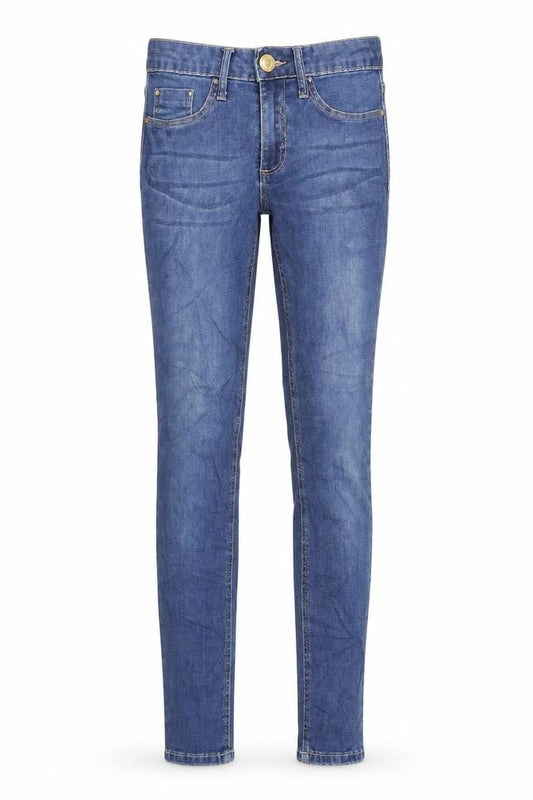 River Island Womens Blue Cotton Skinny Jeans Size 6 L31 in Regular Zip