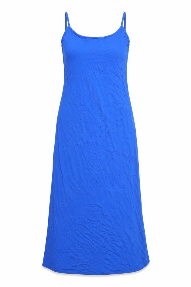 Marks & Spencer Womens Blue Viscose Maxi Size 8 Scoop Neck Pullover