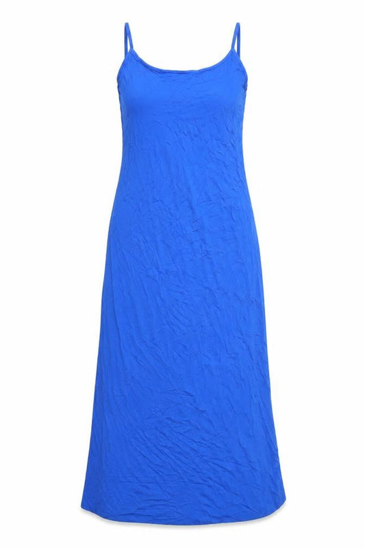 Marks & Spencer Womens Blue Viscose Maxi Size 8 Scoop Neck Pullover