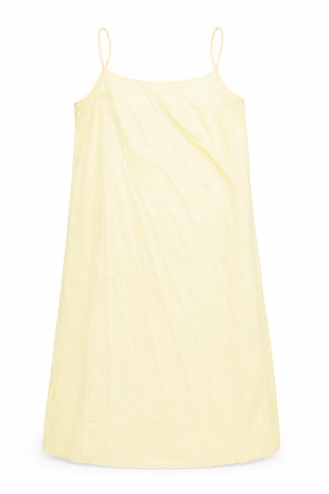 Marks & Spencer Womens Yellow Polyester A-Line Size 12 Scoop Neck Pullover