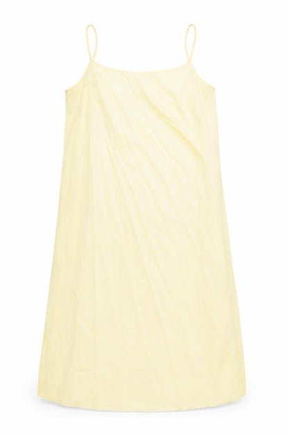 Marks & Spencer Womens Yellow Polyester A-Line Size 12 Scoop Neck Pullover