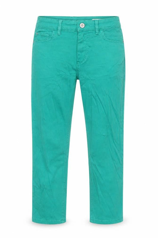Marks & Spencer Womens Green Cotton Skinny Jeans Size 8 L22 in Regular Zip