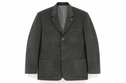 Oakman Mens Green Cotton Jacket Suit Jacket Size 42 Regular