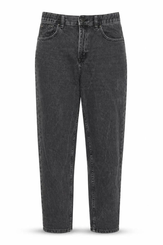 Pull&Bear Womens Grey Cotton Tapered Jeans Size 6 L28 in Regular Zip